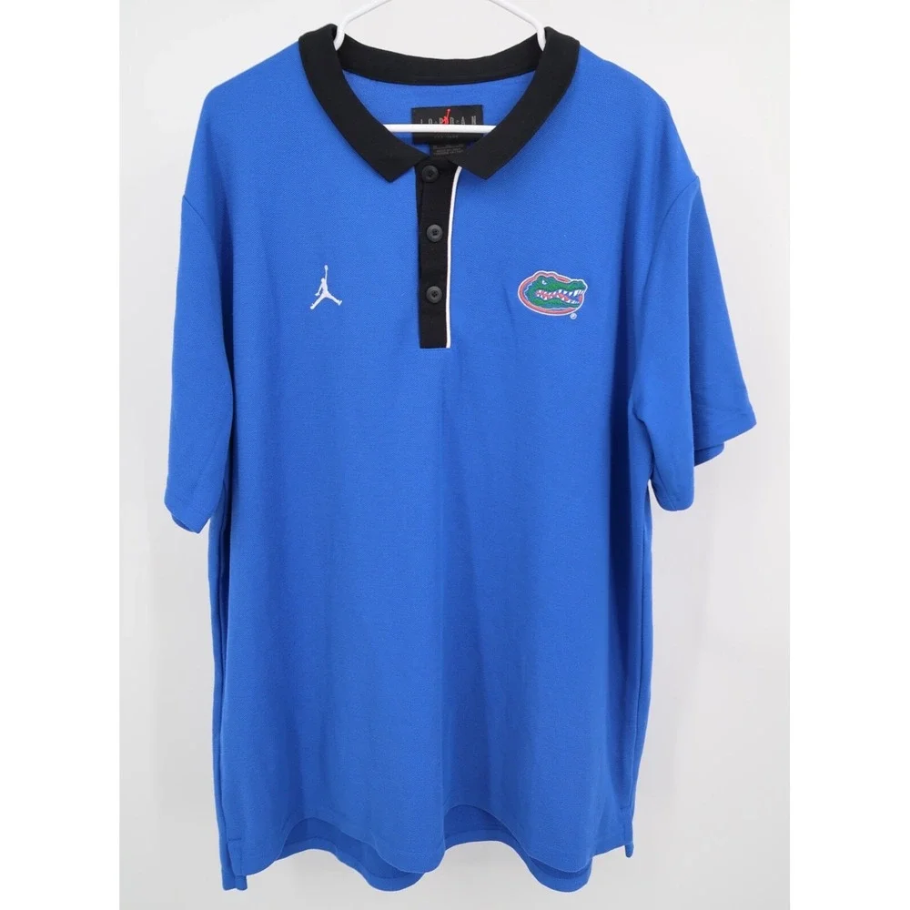 Jordan Florida Gators Mens XL Nike Performance Polo Shirt‎ Blue CQ6525-480